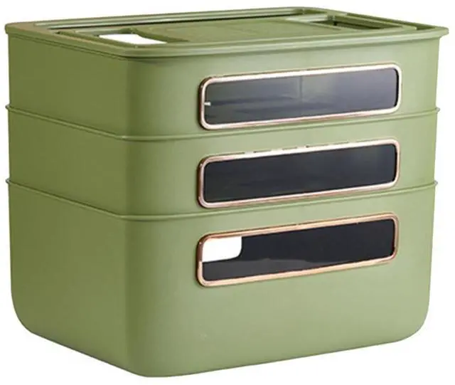 Main image of LIFKOME Router Storage Box Plastic Wireless WiFi Router Rack Router Shelf Wall Mount Cable Management Hider Rack Cord Management Container Modem Router Cover Hider 40" D x 30" W x 30" H