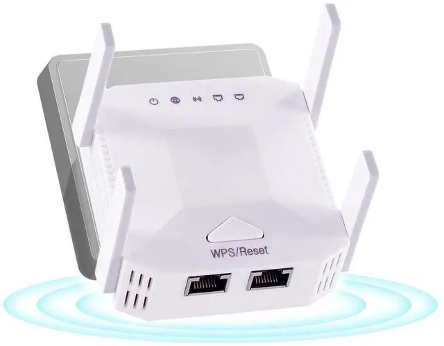 Main image of WiFi Repeater Extender Signal Booster for Home, WiFi Amplifier, WiFi Range Extender, Internet Booster with Ethernet Port (1200Mbps)