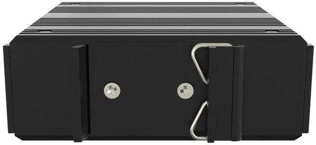 Alt view image 2 of 5 - Extended Temperature Range 10G SFP+ to SFP+ Fiber to Fiber Media Converter - DIN Rail - 10G OEO 3R Transparent Repeater - 2 x Open SFP+ Slots - Supports 10GB SFP+ or 1GB SFP's - Without Transceivers