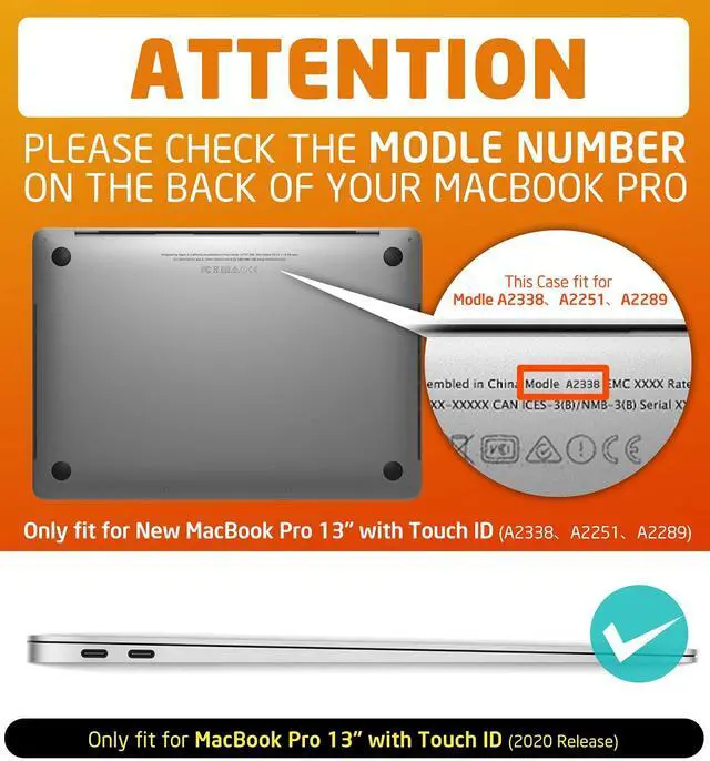 Alt view image 2 of 5 - SUPCASE Unicorn Beetle Case for MacBook Pro 13 Inch (2022-2016) M2/M1 A2338 A2251 A2289 A1706 A1708 A1989 A2159, Slim Rubberized TPU Bumper Cover with Touch Bar and Touch ID (Blue)