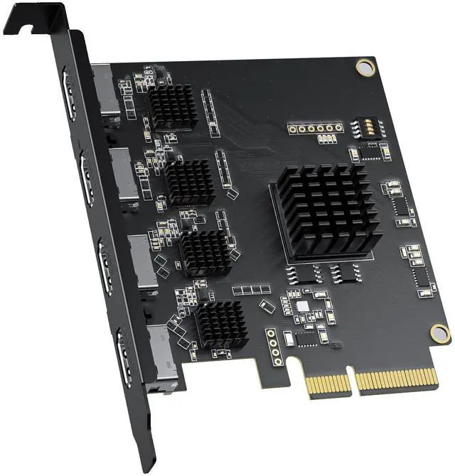 Main image of ACASIS 4K HDMI PCIe x4 Video Capture Card Stream and Record in 1080p60 with Ultra-Low Latency for Video Conferencing, Teaching, Streaming, Broadcasting on OBS, Zoom, Teams with Multicam, PC