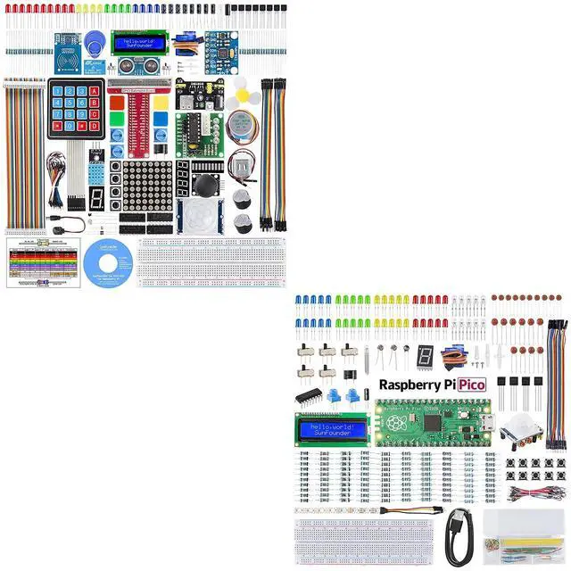 Main image of SunFounder Raspberry Pi Pico Basic Starter Kit with Raspberry Pi Starter Kit for Raspberry Pi Beginners & Software Engineer
