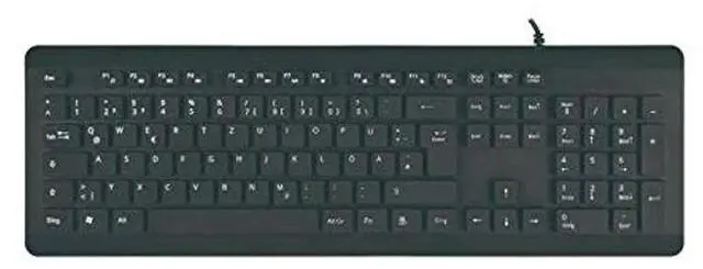 Alt view image 3 of 5 - BoxWave Keyboard Compatible with HP Elite x2 1013 G3 Notebook PC - AquaProof USB Keyboard, Washable Waterproof Water Resistant - Jet Black