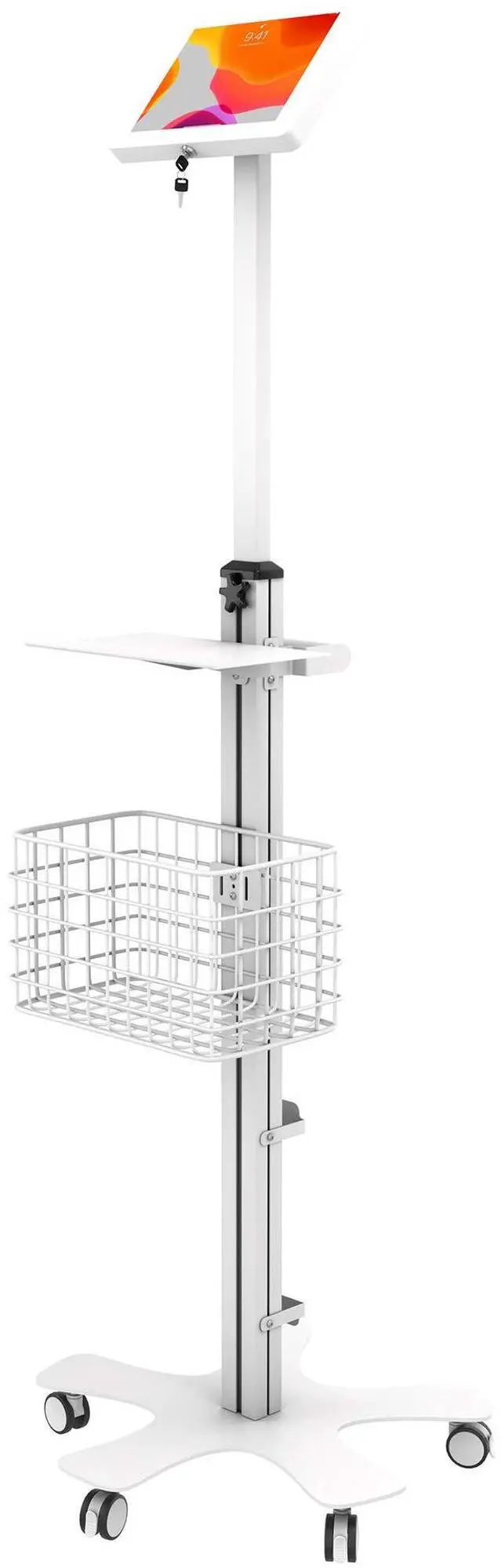 Main image of Premium Medical Tablet Stand  CTA Height Adjustable Mobile Tablet Stand with Add-ons for Healthcare - for iPad mini A17 Pro & 1/2/3/4/5/6 - Samsung Tab A 8 inch