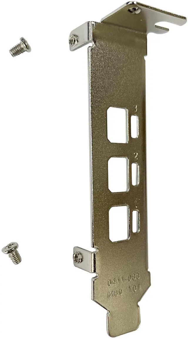 Main image of BestParts New Generic Low Profile Short Bracket Replacement for NVIDIA Quadro P400 T400 2G mini DP*3 Port Graphics Card with Screws (5)