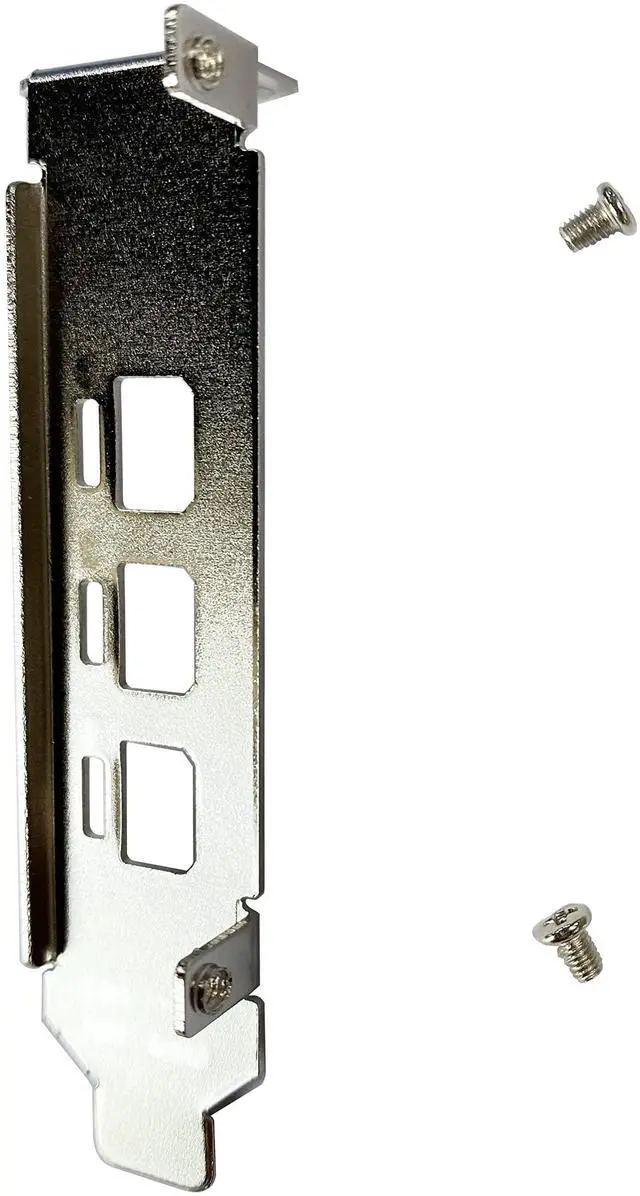 Alt view image 3 of 4 - BestParts New Generic Low Profile Short Bracket Replacement for NVIDIA Quadro P400 T400 2G mini DP*3 Port Graphics Card with Screws (5)