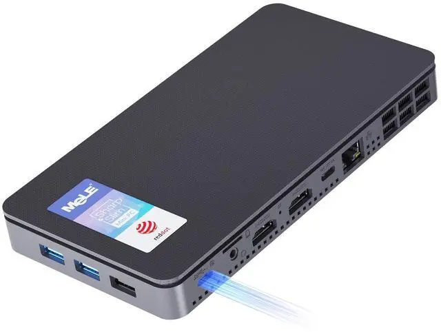 Main image of MeLE Overclock4C N150 Mini PC (up to 3.6GHz 4C/4T) 32GB DDR4 512GB Micro Desktop Computer, 4K Triple Display, All-in-one USB-C, USB3.2/WiFi/BT/Ethernet on Business Home Office