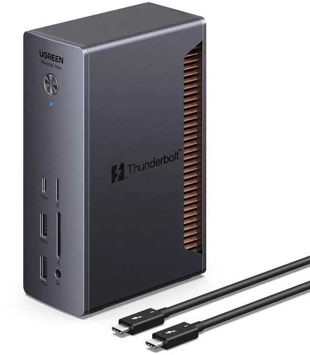 Main image of UGREEN Revodok Max 2131 Thunderbolt 5 Dock, 13-in-1, 120Gbps Transfer, Single 8K, Dual 6K60Hz Display, 140W Max Charging, 2.5GbE, SD/TF 4.0, for Thunderbolt 5/4 MacBooks and Windows Laptops