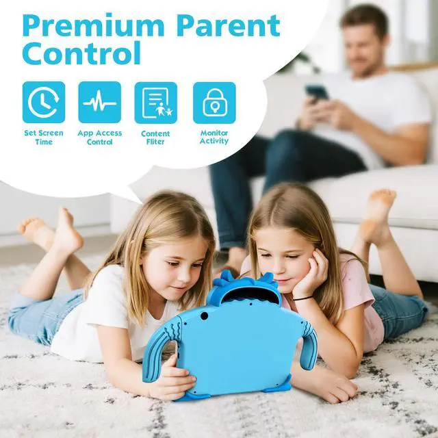 Alt view image 4 of 5 - Kids Tablet 7 IN 32GB Tablet for Kids 3-7 Pre-installed with Children Software Many Offline Content Parents Control, Toddler Tablets with Youtube WiFi Dual Camera, Tablets for Toddlers Gifts Ages 3-12