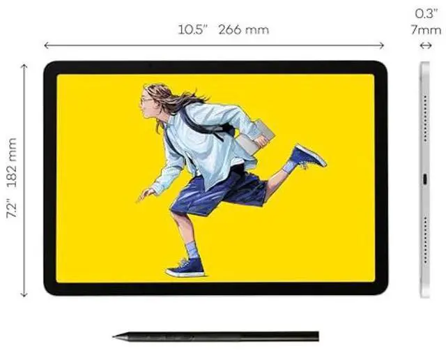 Alt view image 2 of 5 - Wacom MovinkPad 11, Android Mobile Drawing Tablet, 11" with Battery-Free Slim Pro Pen 3, 8GB RAM/128 GB Storage, Quick Draw Feature, Anti-Glare Etched Glass Matte Screen, No Computer Needed