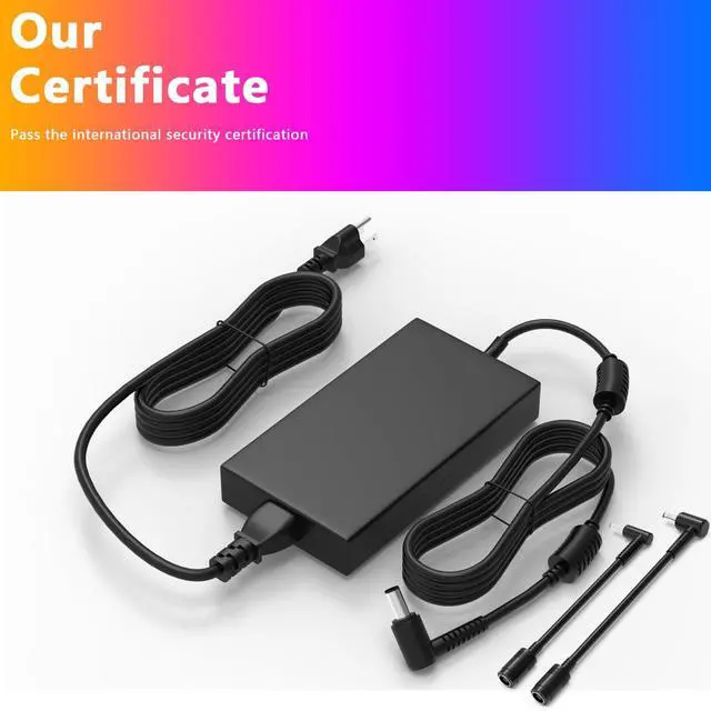 Alt view image 2 of 5 - GVKRLXZ 230W AC Adapter Compatible with MSI Katana 17 15 A17 A15 / Katana A17 AI A15 AI RTX 4070 4050 4060,Sword 15 16 HX 17 HX Gaming Laptop Charger Power Supply Cord