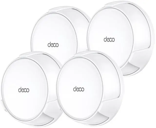 Main image of XLTTYWL Deco WiFi 7 Wall Mount Kit, Deco BE23/BE25/BE3600/BE5000 Router Mount Bracket Optimize Space&Cable Management for TP Decos 7 Dual-Band WiFi 7 Mesh Wi-Fi System (White, 4 Pack)
