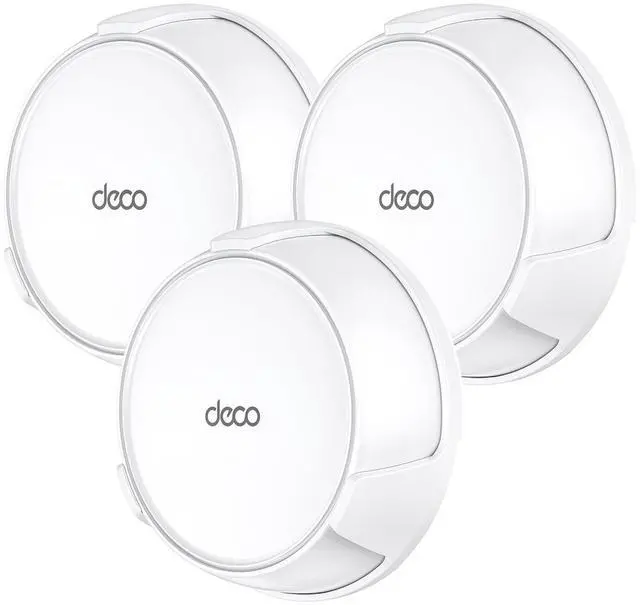 Alt view image 2 of 5 - XLTTYWL Deco WiFi 7 Wall Mount Kit, Deco BE23/BE25/BE3600/BE5000 Router Mount Bracket Optimize Space&Cable Management for TP Decos 7 Dual-Band WiFi 7 Mesh Wi-Fi System (White, 4 Pack)