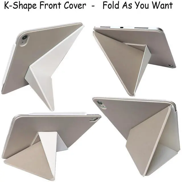 Alt view image 5 of 5 - Ultra Slim Frameless Case for iPad Air 11 Inch 7th/6th Generation (M3/M2) 2025/2024, iPad Air 5th/4th Gen 2022/2020 10.9 Inch, Auto Wake-Sleep, Multi-Angle Magnetic Protective Case(Terracotta)