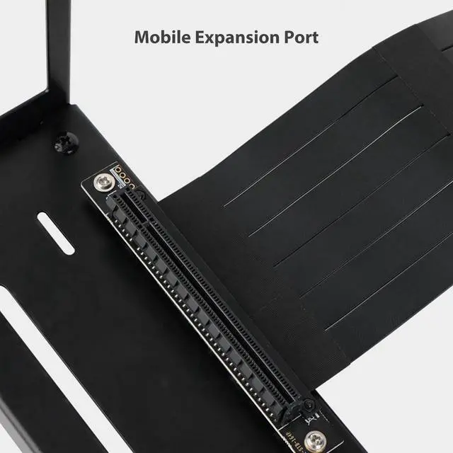 Alt view image 3 of 5 - Generic GPU Support Bracket, Vertical GPU Mount PCI E 3.0 X16 Graphics Card VGA Support Bracket Holder with Pretty Lighting, Adjustable Bracket for ATX PC Case (26*8.2*12.8 cm), Genericaqt1b9mu5v-12