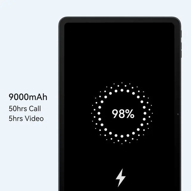 Alt view image 3 of 5 - Blackview 12 inch Tablet Best Android 15 Large Tablets 2025 with Keyboard and Pen, 2K FHD+ Display, 5G WiFi, GPS, 9000mAh/33W, Widevine L1- MEGA Set