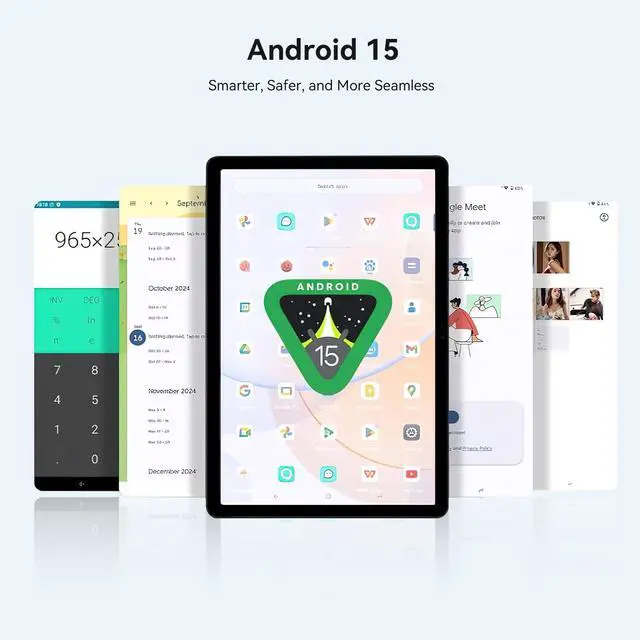 Alt view image 5 of 5 - Blackview 12 inch Tablet Best Android 15 Large Tablets 2025 with Keyboard and Pen, 2K FHD+ Display, 5G WiFi, GPS, 9000mAh/33W, Widevine L1- MEGA Set