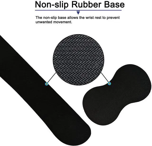 Alt view image 5 of 5 - Desk Pad, Keyboard Mouse Pad Set, Extended Gaming Mouse Pad+ Ergonomics Memory Foam Wrist Rest Support,31.5x11.8in Waterproof Large Mouse Pad for Home Office,Chaos Coordinator Sunflower XXL Mouse Mat