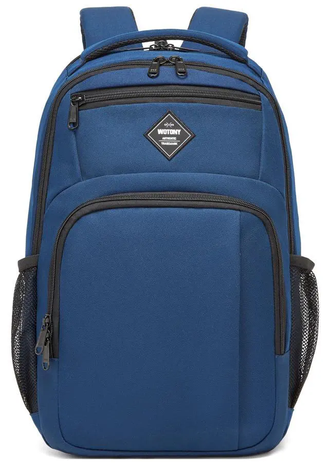Alt view image 2 of 5 - Wotony Laptop Backpack 17Inch Women Men Business Travel Backpack,Work College,Casual Daypack Travel Essentials (navy, 17Inch)