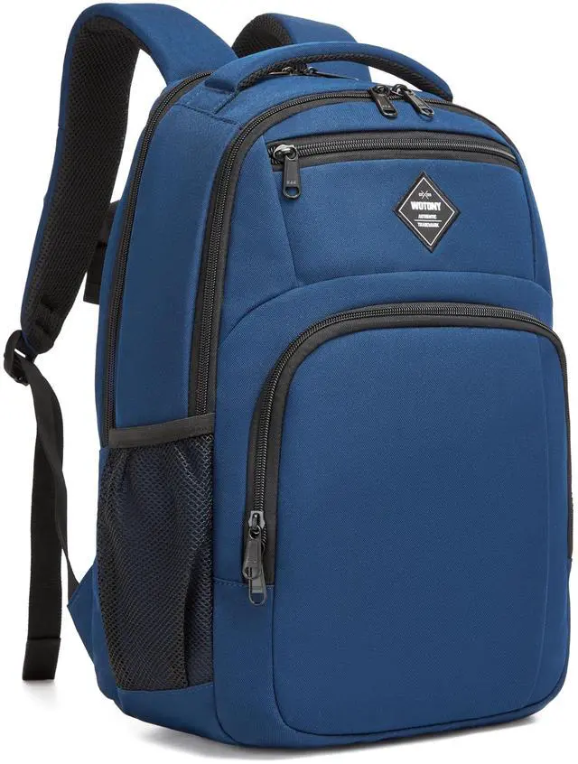 Main image of Wotony Laptop Backpack 17Inch Women Men Business Travel Backpack,Work College,Casual Daypack Travel Essentials (navy, 17Inch)