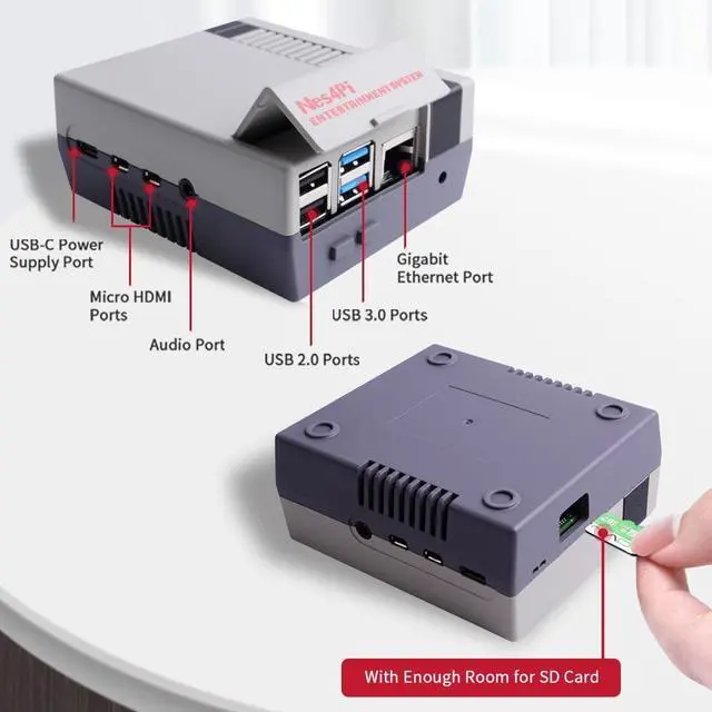 Alt view image 2 of 4 - GeeekPi Starter Kit for Raspberry Pi 4 8GB, with Pi 4, Case with Fan, 128GB Card, Card Reader,Cables and USB C Power Supply