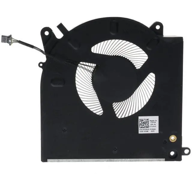 Alt view image 3 of 5 - Replacement CPU+GPU Cooling Fan for DELL Alienware M15 R3 R4 RTX 2070 3070 12V TG9V0 D1X38 FM7C FM7D