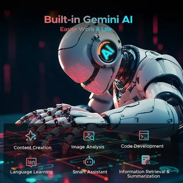 Alt view image 3 of 5 - DOOGEE U11 Pro Android 16 Tablet, 11 inch Tablet with Gemini AI,30GB+256GB/2TB TF Octa-Core,90Hz Display, 8580mAh,1080P, Bluetooth 5.0+5G WiFi,Widevine L1,13MP+5MP, Face ID/OTG