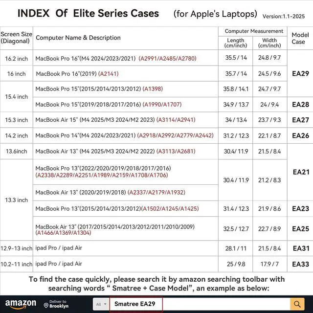 Alt view image 5 of 5 - Smatree Laptop Sleeve for 15.3 inch Apple MacBook Air M4 2025/2024 M3 A3114/M2 2023 A2941, 15 inch Protective Laptop Case with Accessory Pocket, YKK Zipper, Patented Shockproof Design, Pink (EA27P)