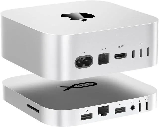 Main image of Mac mini M4 Dock, Beelink Mate Mini-A 80Gbps Docking Station, 2*M.2 PCIex2 SSD Slots, max 16TB Expansion, SD4.0 Card Slot, 2.5G LAN, 15W USB C PD3.0 Port, 2*USB A 10Gbps, 3.5mm Audio