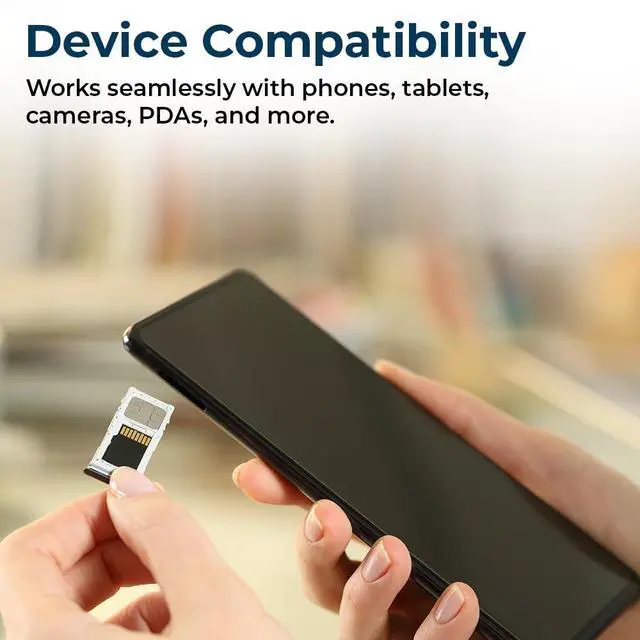 Alt view image 5 of 5 - Centon Electronics Micro SD Card, UHS-I / A1 / V10 / U1 / Class 10 Flash Memory Card for Phones, Tablets, Cameras, and More, 256GB