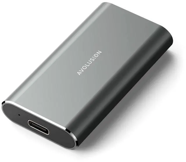 Main image of Avolusion S1 1TB Portable SSD - Up to 1000MB/s - PC and Mac - USB 3.2 USB-C External Solid State Drive - S1-SSD-T1, Durable Aluminum Built