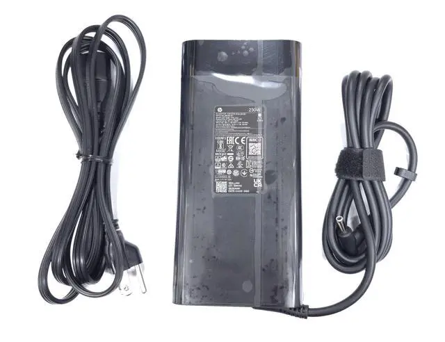 Alt view image 4 of 5 - HP 230W 19.5V 11.8A 4.5mm Grey Tip AC Adapter for HPOmen 15 16, HPOMEN Transcend, Victus 16 by Gaming Laptop ZBook Fury 16 G8 G9 G10, M85389-001, TPN-LA10, M41303-001, PA1231-08HP.