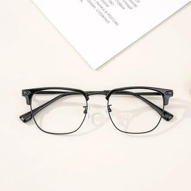 Alt view image 5 of 5 - HOKETOP Blue Light Blocking Glasses for Women/Men Anti-Fatigue Computer Monitor Gaming Glasses Prevent Headaches Glasses, Arrow Browline Black