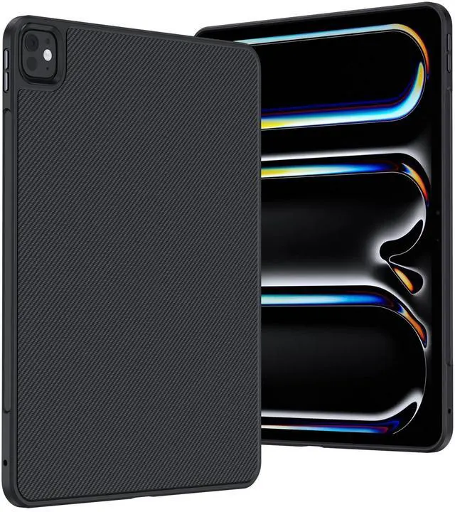Main image of BENKS ArmorPro Case for iPad Pro 11 Inch (M5 2025/ M4 2024), Slim & Lightweight Shockproof Cover with Pencil Holder, Supports Apple Pencil Charging, Built with Dupont Kevlar Fiber and TPU