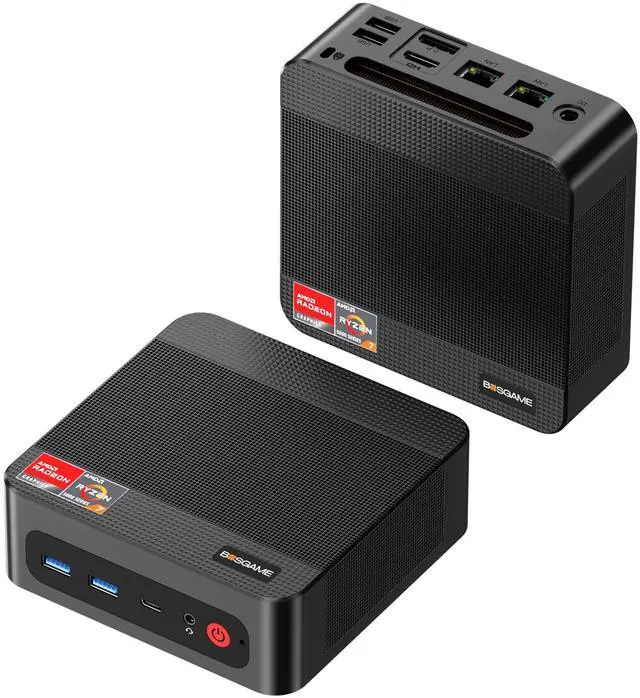 Main image of BOSGAME P3 Mini Gaming PC AMD Ryzen 7 7840HS | 32GB DDR5 RAM | 1TB PCIe 4.0 NVMe SSD | Dual Gigabit Ethernet | Triple Display (HDMI/DP/USB-C) | AX210 Wi-Fi 6E | BT 5.2 | Compact Desktop Computer