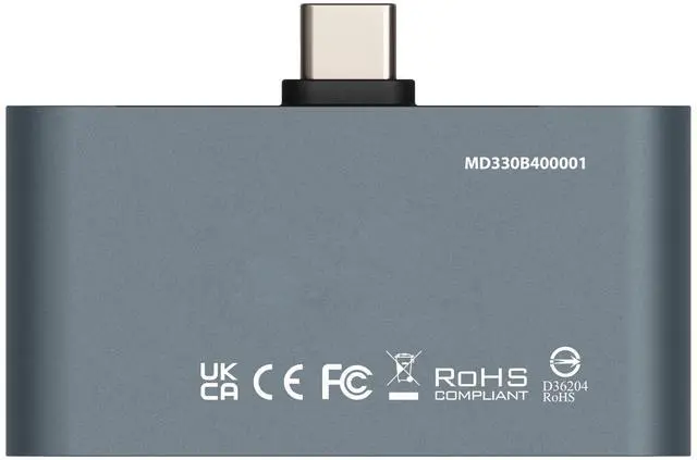 Alt view image 3 of 4 - Patriot Memory MD330 128GB Flash Drive Storage Hub USB 3.2 GEN 1:HDMI/USB-PD - PMD128GH013