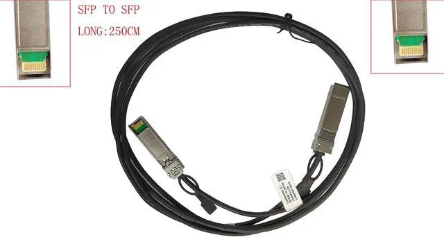 Alt view image 2 of 4 - Cable Plus 7.6 FT SFP to SFP Compatible L64SF027