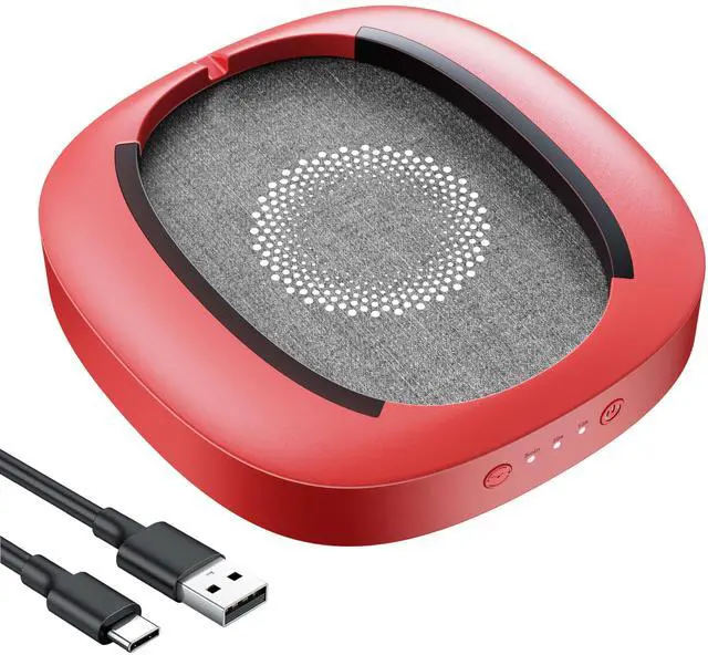 Main image of MEKASS Mouse Jiggler Udetectable with Timer, Ultra-Silent Mouse Mover Device to Keep Computer PC Laptop Alive, Automatic Mouse Wiggler Shaker to Keep Mouse Moving Work from Home (Red and Grey-Dot)