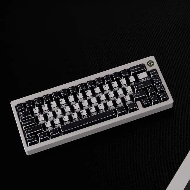 Alt view image 5 of 5 - Sumgsn 142 Keys Retro Manga Keycaps Cherry Profile PBT Black Keycaps Set Compatible with 60%/65%/75%/95% Cherry Mx Switches Mechanical Keyboard