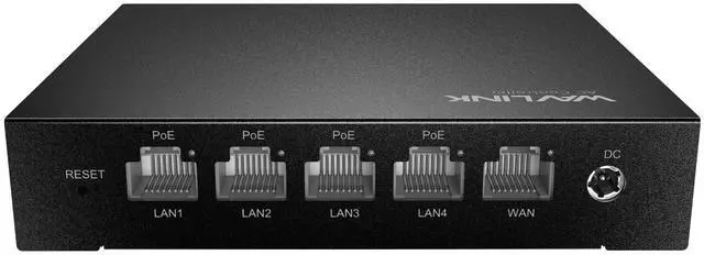 Main image of WAVLINK 5 Port Gigabit PoE Ethernet Network Switch, AC Controller  4X LAN + 1 WAN 1000Mbps, Supports IEEE 802.3AF/at, Auto-Discovery & Centralized AP Management for Home, Hotel, Office