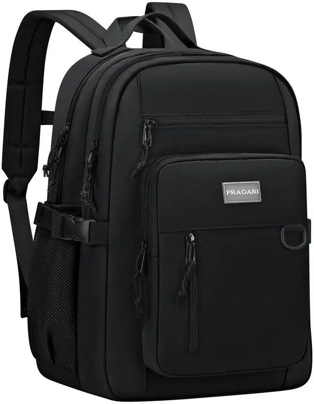 Main image of PRAGARI Kids Backpack for School Cute Aesthetic Black Backpack Girls Student Bookbag Women Travel Lightweight Book Bag