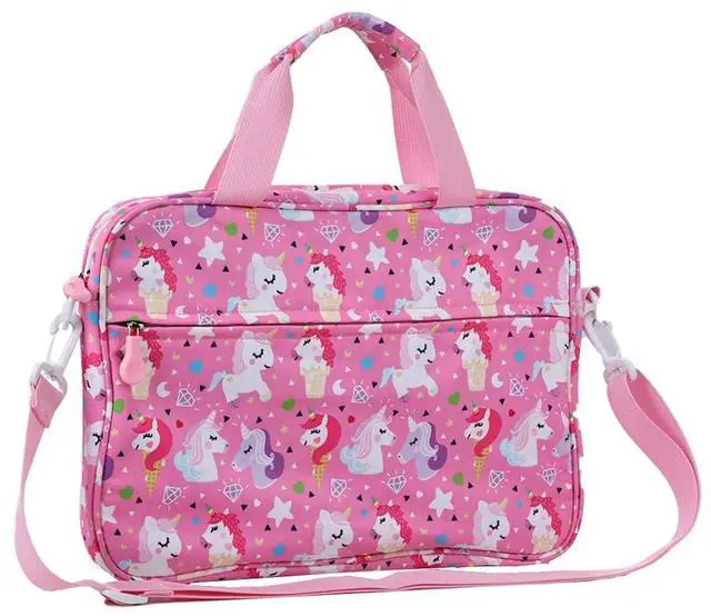 Main image of Topevoeon Kids Tablet Bag with Handle Shoulder Strap, 13 inch Cute unicorn Tablet Sleeve Carrying Bag Case for Boy Girl Fit Fire HD 10 HD 8 IPAD 10 11 A16 10.2 7 8 9 Kids pro Tablets DJS