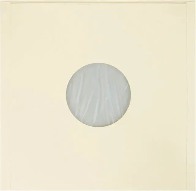 Alt view image 4 of 5 - 12 Premium Ivory Polylined Record Inner Sleeves - Archival Quality, Heavyweight Paper & Plastic - 12IAIV (25)