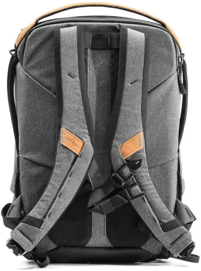 Alt view image 3 of 5 - Peak Design Everyday Backpack 20L, Charcoal, MagLatch Top, Dual Side Access, FlexFold Dividers, Fits 15" Laptop, For Camera Carry, Daily Commutes or Travel, Versatile Backpack for Men and Women