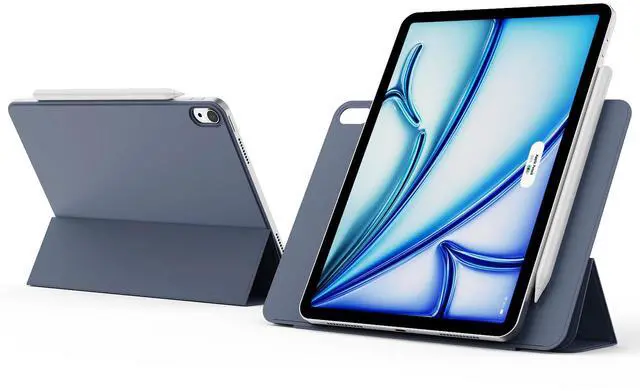 Main image of KTGGHG Strong Magnetic Case for iPad Air 11-Inch M3/M2 2025/2024, iPad Air 10.9-Inch 5th/4th Generation 2022/2020, Slim Folio Smart Cover with Hard Back Shell, Lightweight&Auto Wake/Sleep, Purple