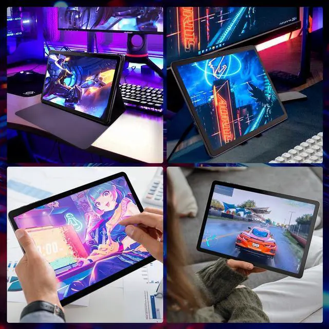 Alt view image 5 of 5 - 2025 Android 14 Tablet 11 inch Gaming Tablets MediaTek Helio G99 Octa-Core FHD 1920 * 1200 Display Android Tablet 14GB RAM+128GB Storage,Widevine L1 Support,WiFi 6,7500mAh(6+128GB)