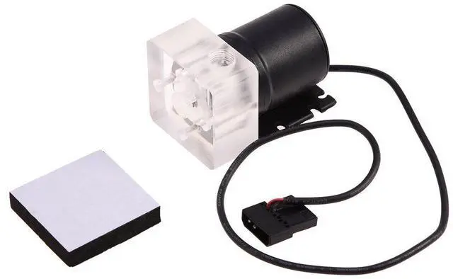 Alt view image 3 of 5 - DIY 240mm Cooler CPU/GPU Block Pump Reservoir LED Fan Heat Sink Compputer Water Cooling Kit