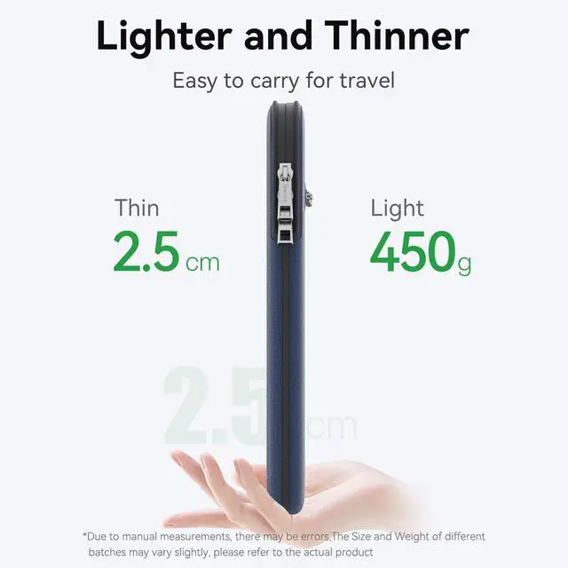 Alt view image 5 of 5 - Smatree SlimPro Laptop Sleeve Case for 16 inch Apple MacBook Pro 2019 A2141, for 15.4 inch MacBook Pro 2014/2015 A1398,Case with Swift-Access Accessory Pocket,Patented Super-Corner Design,Blue (S619B)