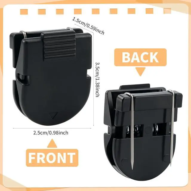 Alt view image 3 of 5 - DF DUALFERV Cubicle Clips for Fabric Walls - 75 Pcs Cubicle Hooks for Office Photos, Notes, Memos - Standard Size Partition Fabric Panel Wall Clips for Organizing and Displaying