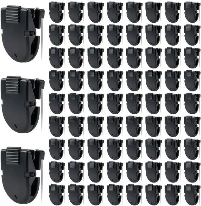 Main image of DF DUALFERV Cubicle Clips for Fabric Walls - 75 Pcs Cubicle Hooks for Office Photos, Notes, Memos - Standard Size Partition Fabric Panel Wall Clips for Organizing and Displaying